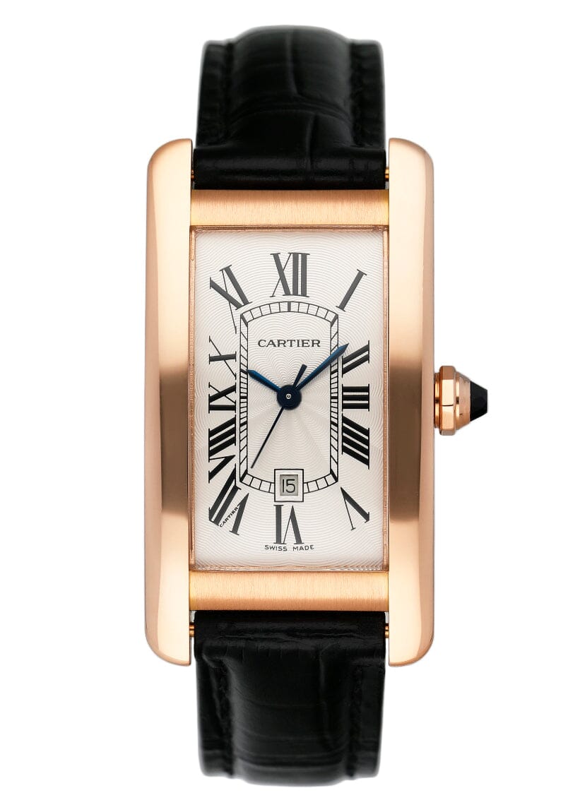 Cartier Tank Americaine W2620030 18K Rose Gold Watch