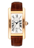 Cartier Tank Americaine W2620030 18K Rose Gold Watch - Watches