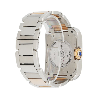 Cartier Tank Anglaise 3507 18K Stainless Steel & 18K Rose Gold Box & Papers