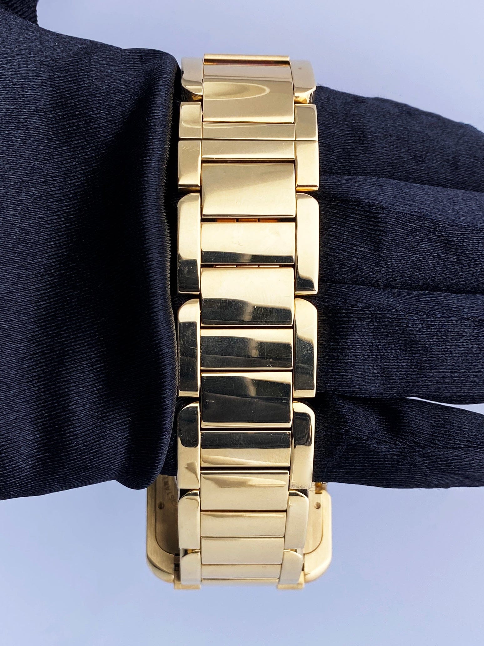Cartier Tank Anglaise W5310018/3505 18K Yellow Gold Mens Watch