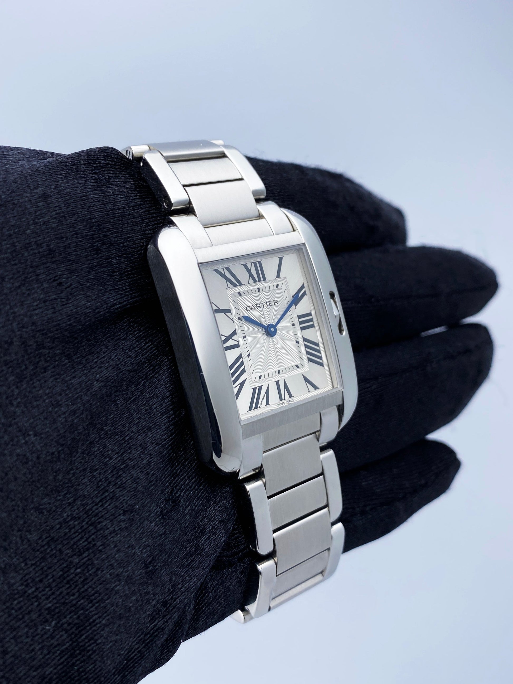 Cartier Tank Anglaise W5310044/3704 Steel Ladies Watch
