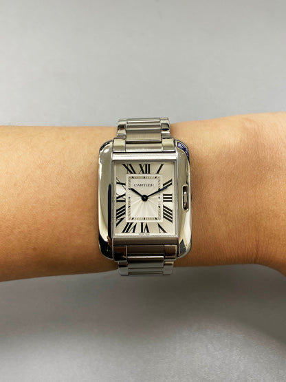 Cartier Tank Anglaise W5310044/3704 Steel Ladies Watch