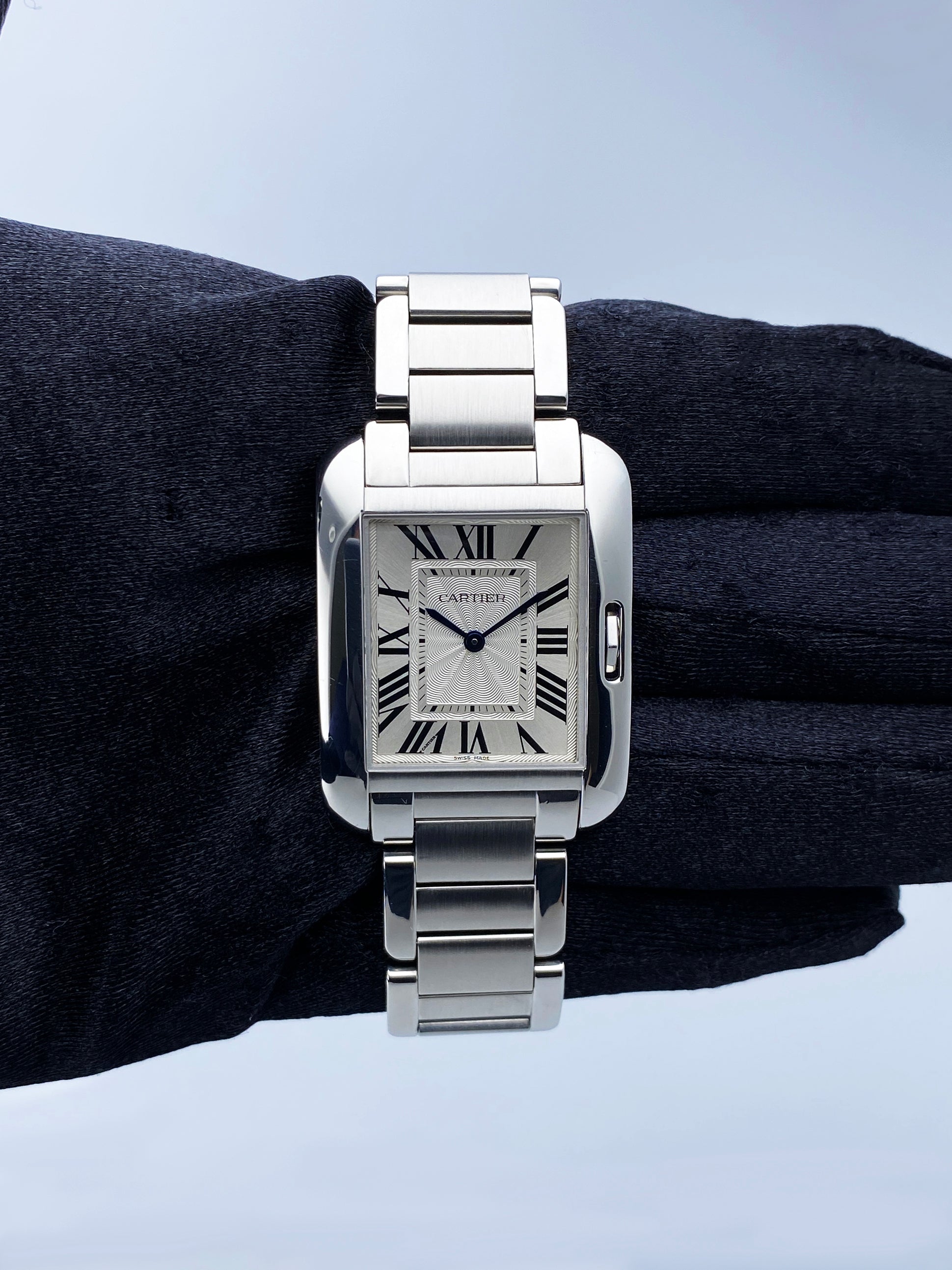 Cartier Tank Anglaise W5310044/3704 Steel Ladies Watch