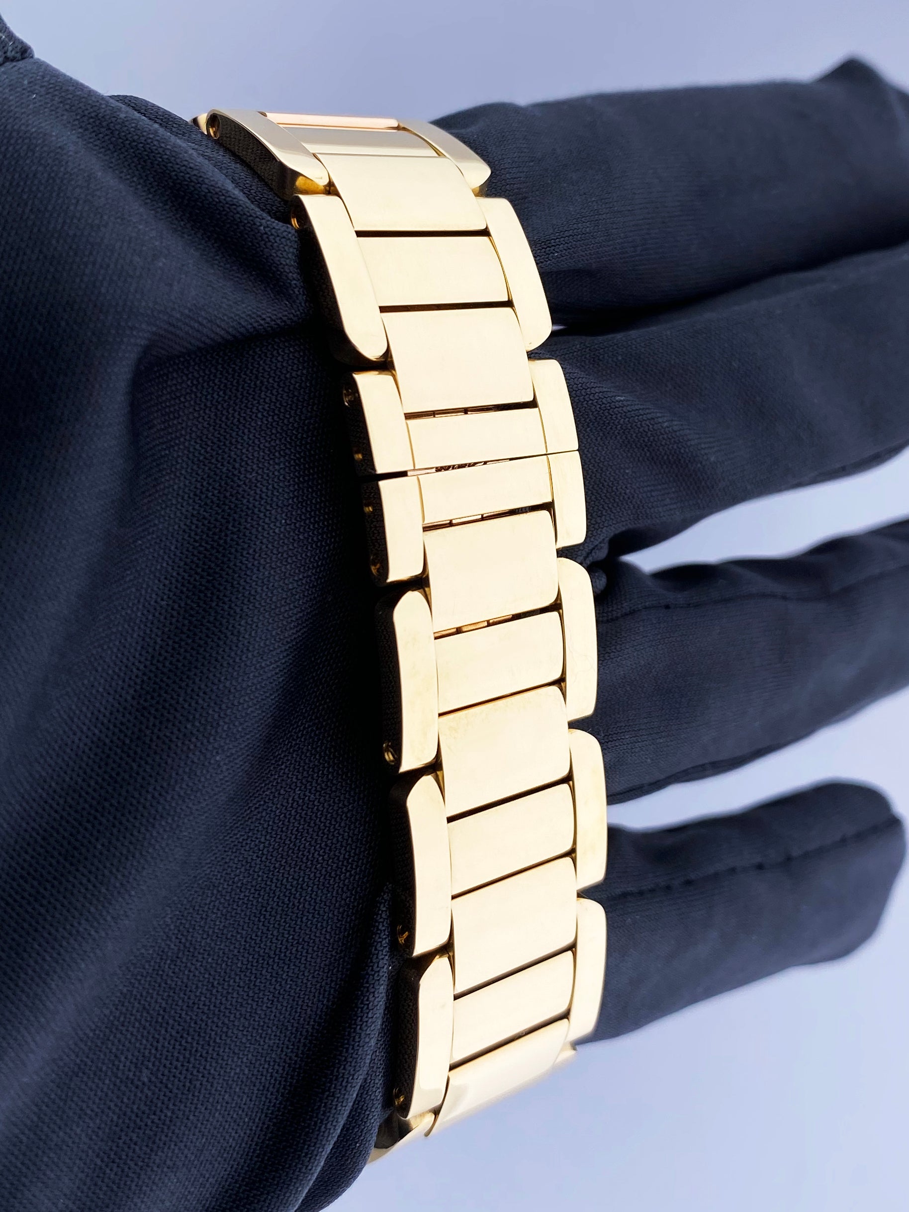 Cartier Tank Anglaise WT100006 18K Yellow Gold Diamond Box/Papers