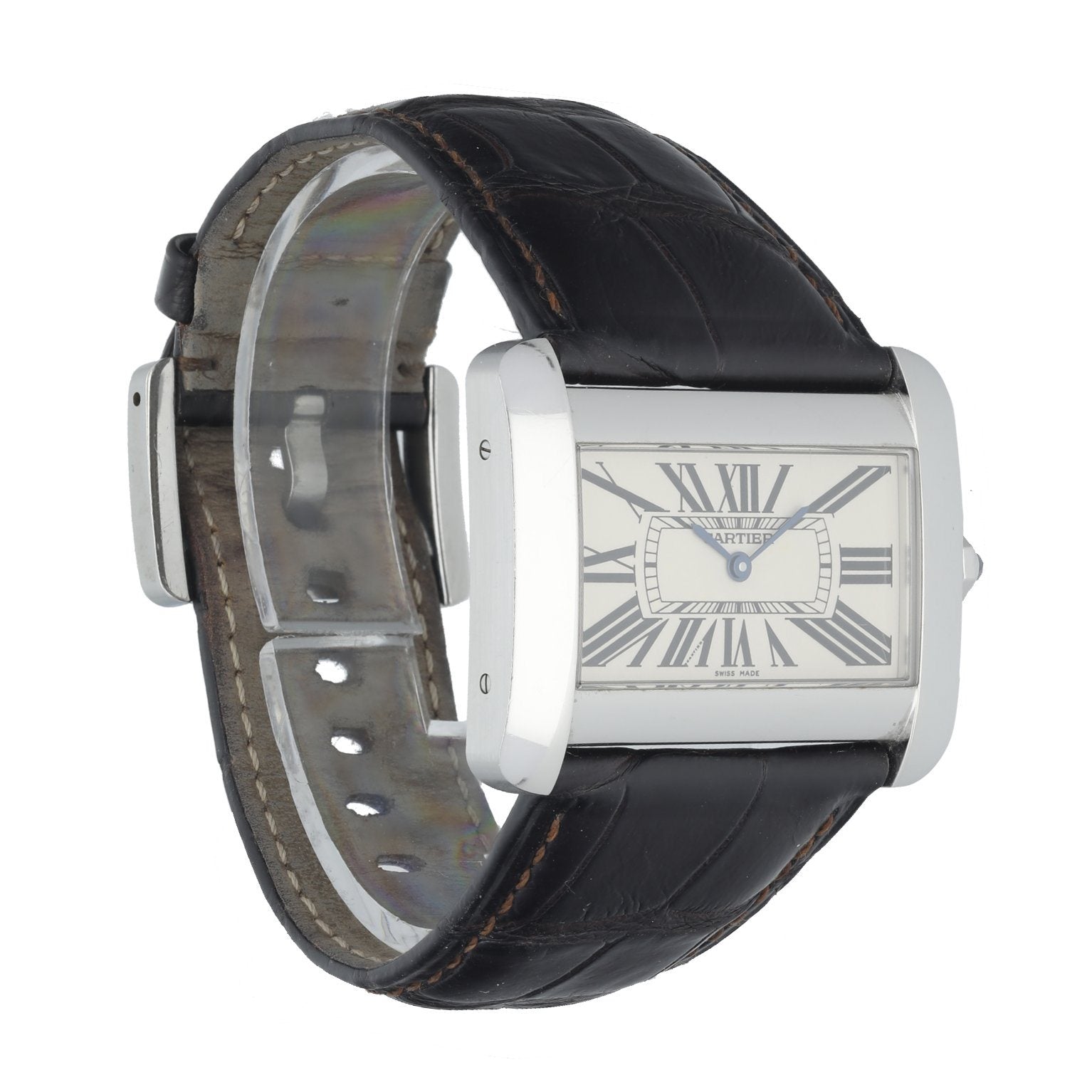 Cartier Tank Divan 2600 stainless steel Ladies Watch