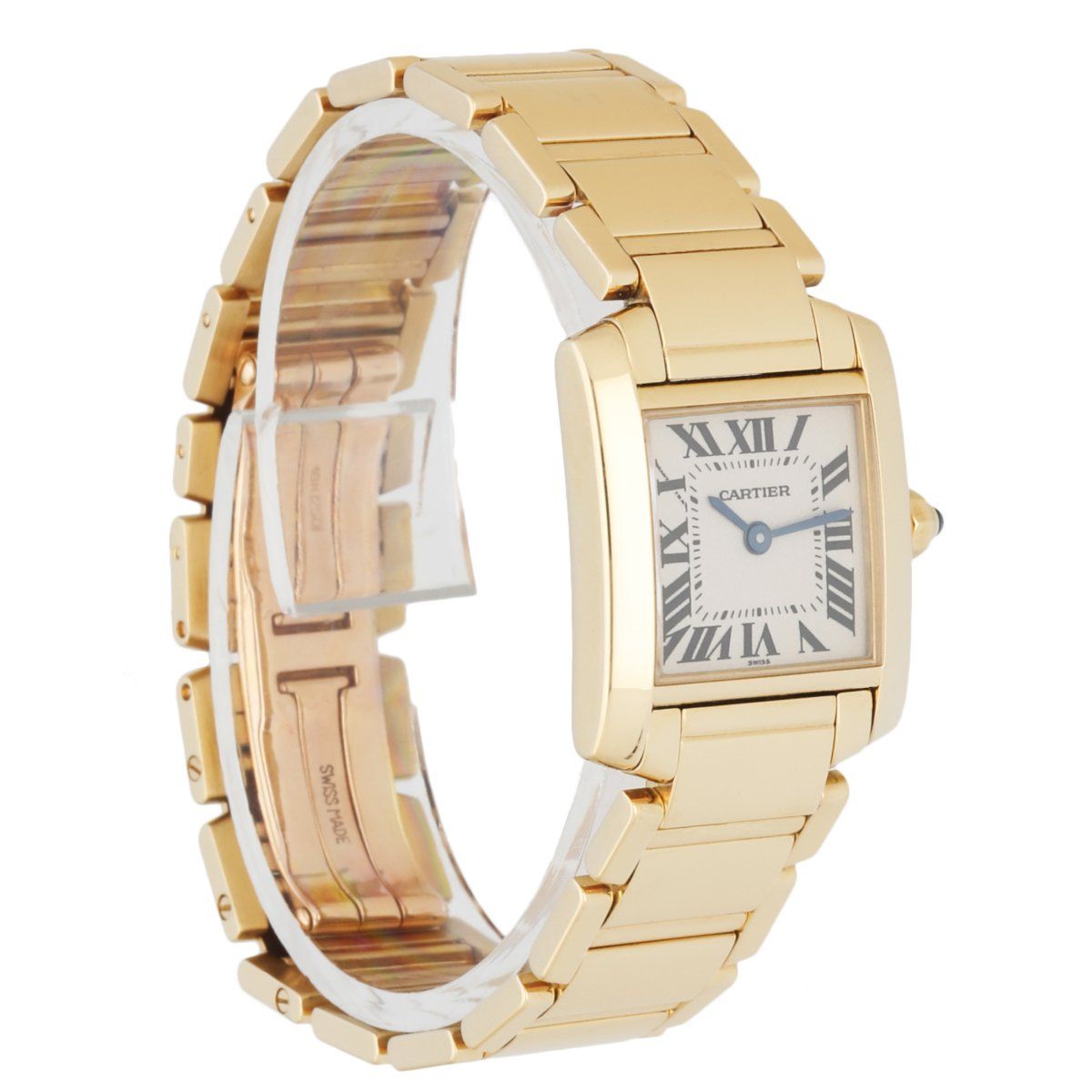 Cartier Tank Francaise 1820 18K Yellow Gold Ladies Watch - Wristwatch