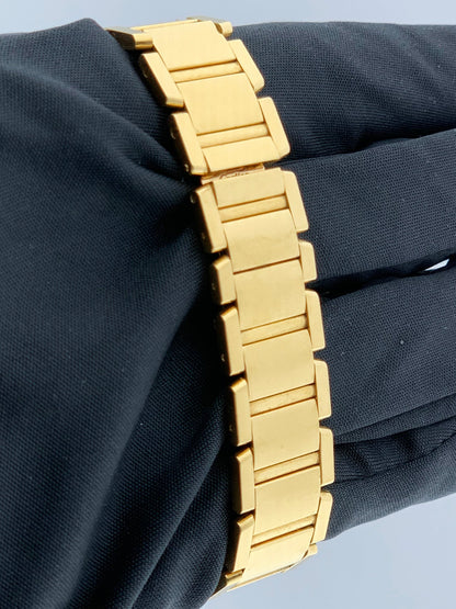 Cartier Tank Francaise 1820 18K Yellow Gold Ladies Watch Box Papers - Virtual