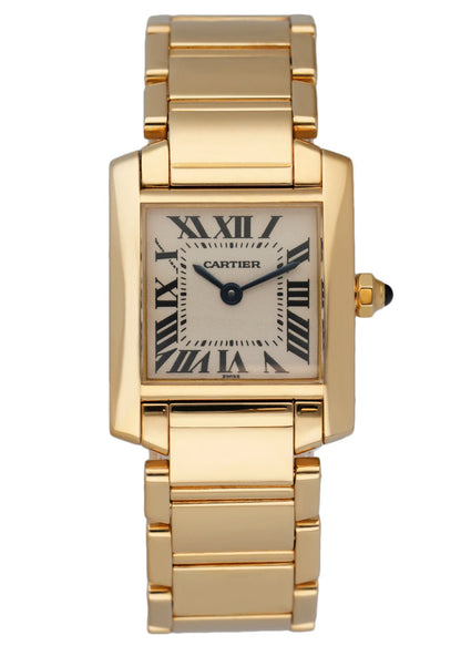 Cartier Tank Francaise 1820 18K Yellow Gold Ladies Watch - Wristwatch