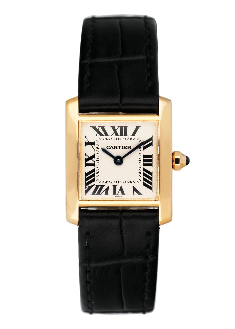 Cartier Tank Francaise W5000256 18K Yellow Gold Ladies Watch - Watches