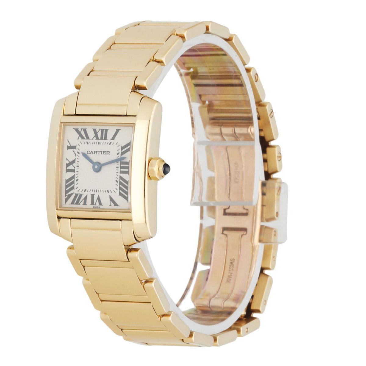 Cartier Tank Francaise 1820 18K Yellow Gold Ladies Watch - Wristwatch