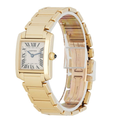 Cartier Tank Francaise 1820 18K Yellow Gold Ladies Watch - Wristwatch