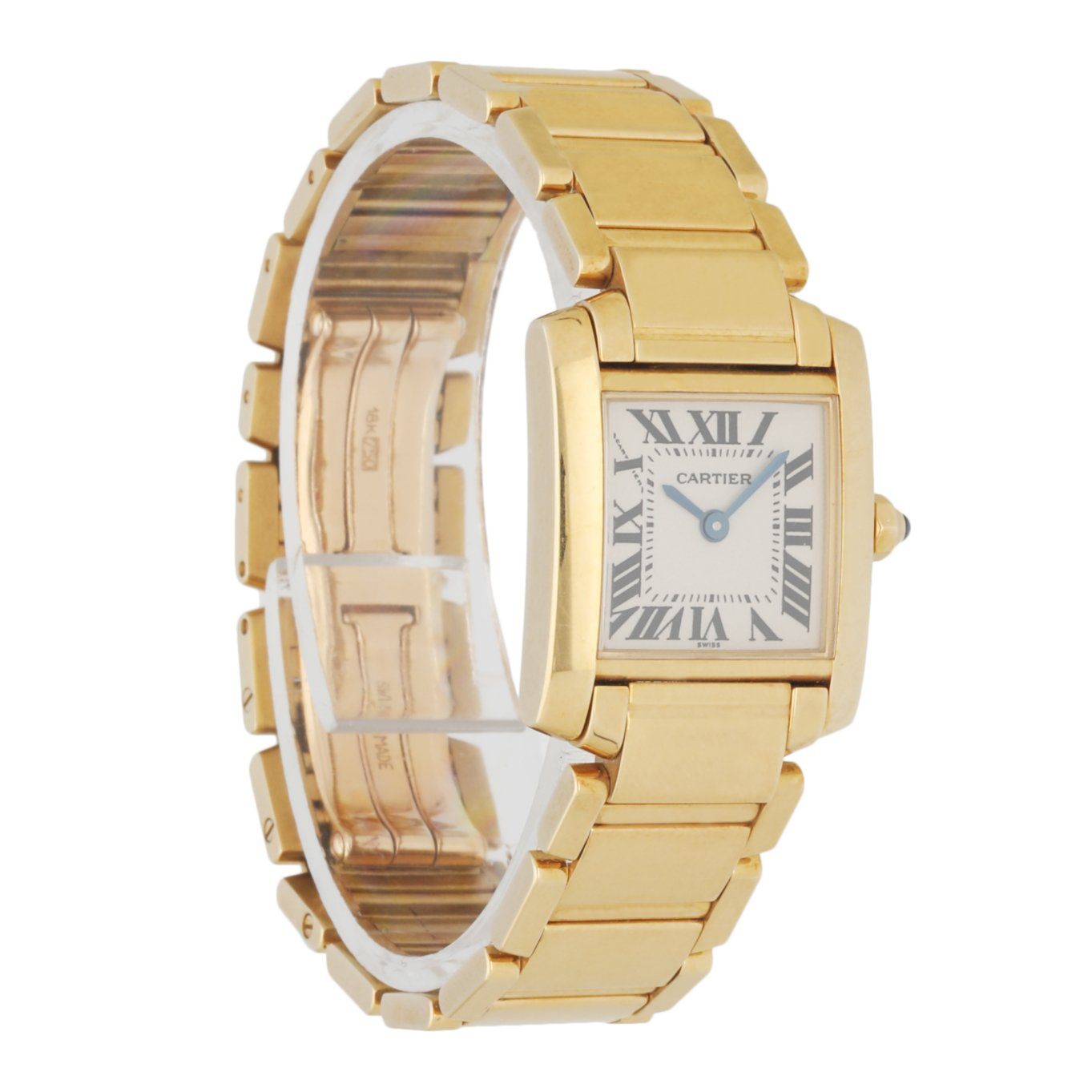 Cartier Tank Francaise 1820 18K Yellow Gold Ladies Watch
