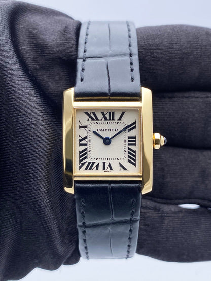 Cartier Tank Francaise W5000256 18K Yellow Gold Ladies Watch - Watches