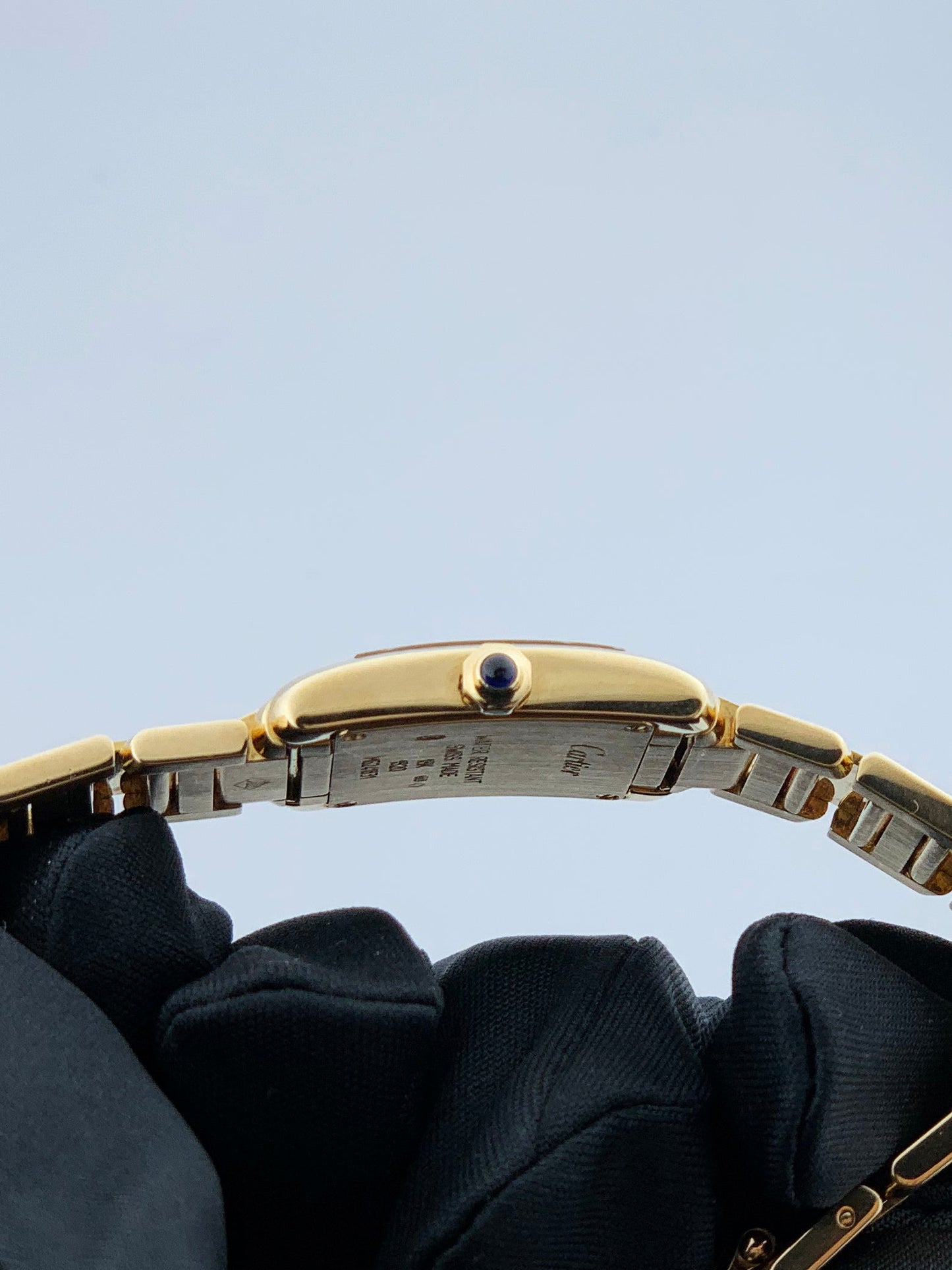Cartier Tank Francaise 1820 18K Yellow Gold Ladies Watch - Wristwatch