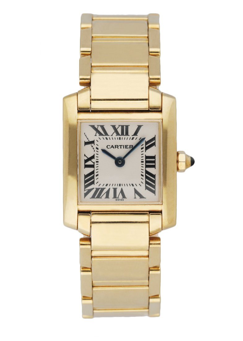 Cartier Tank Francaise 1820 18K Yellow Gold Ladies Watch