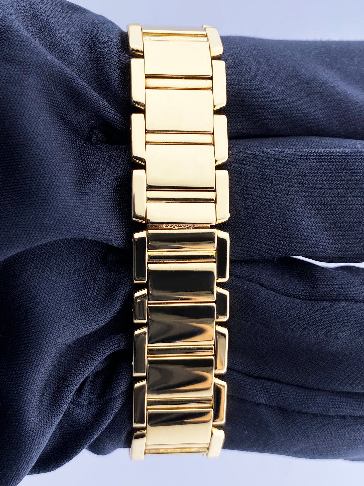 Cartier Tank Francaise 1820 18K Yellow Gold Ladies Watch Box & Papers - Virtual