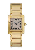 Cartier Tank Francaise 1820 Yellow Gold Ladies Watch - Virtual