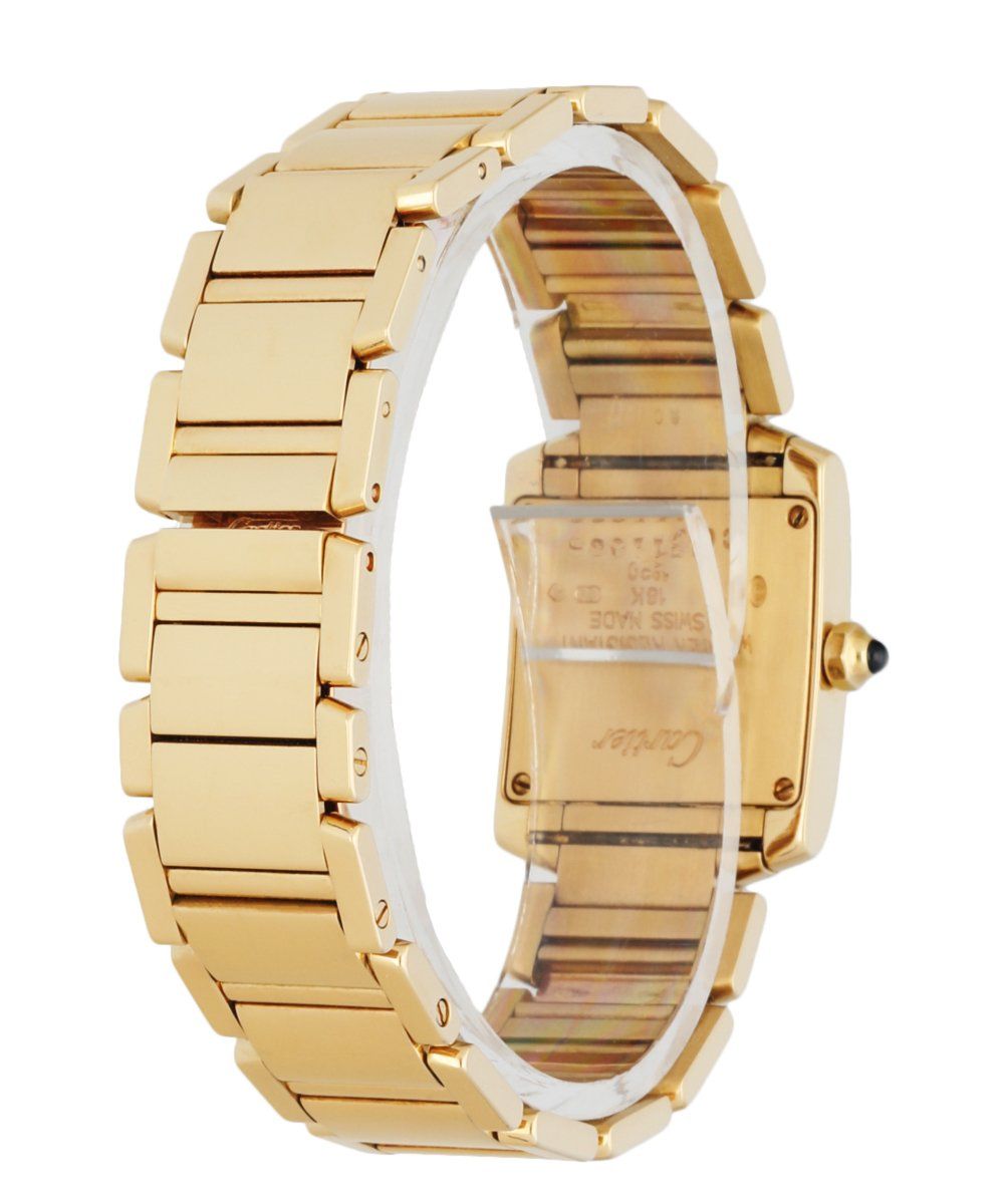 Cartier Tank Francaise W50002N2 Yellow Gold Ladies Watch - Virtual