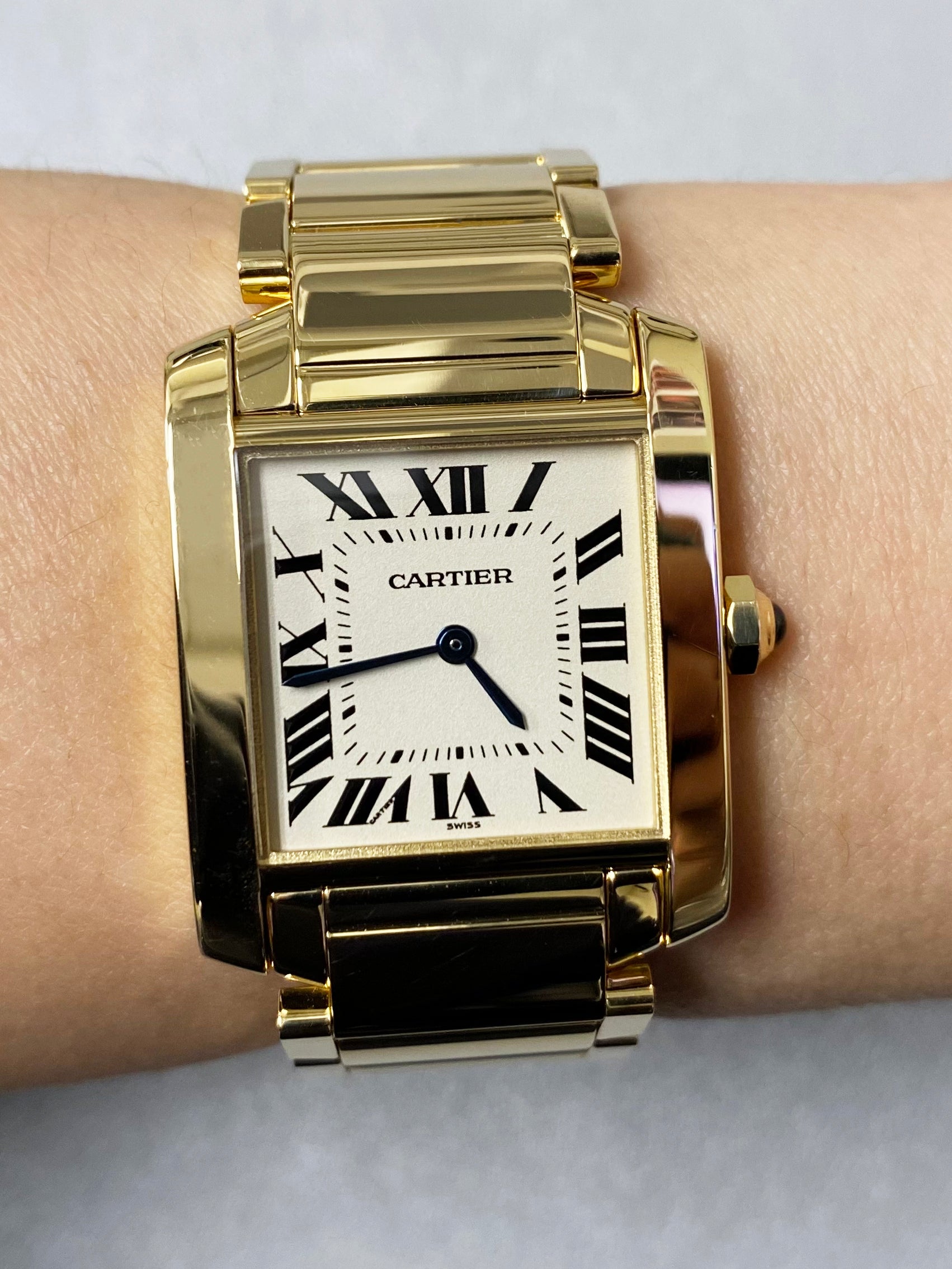 Cartier Tank Francaise 1821 Midsize Ladies Watch - Wristwatch