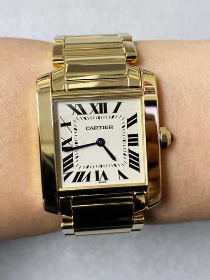 Cartier Tank Francaise 1821 Midsize Ladies Watch - Wristwatch