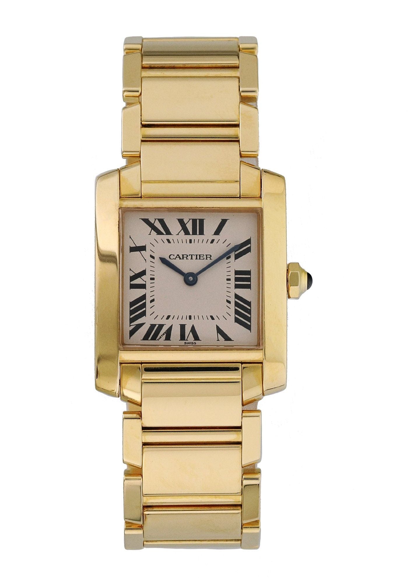 Cartier Tank Francaise 1821 Midsize Ladies Watch Box Papers - Virtual
