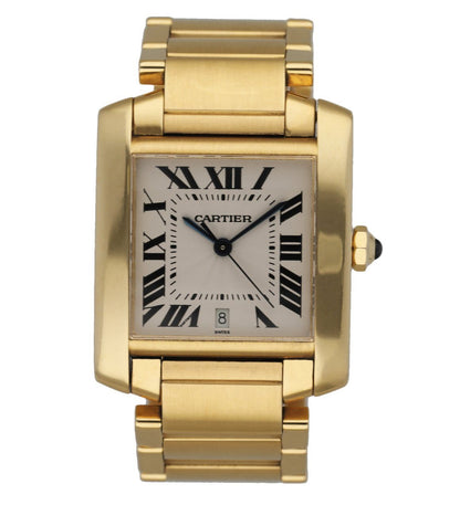 Cartier Tank Francaise 1840 18K Yellow Gold Men’s Watch - Wristwatch