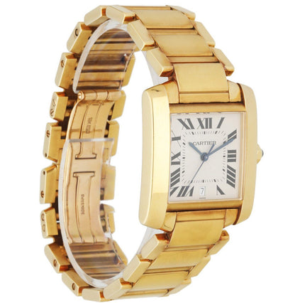 Cartier Tank Francaise 1840 18K Yellow Gold Men’s Watch - Wristwatch