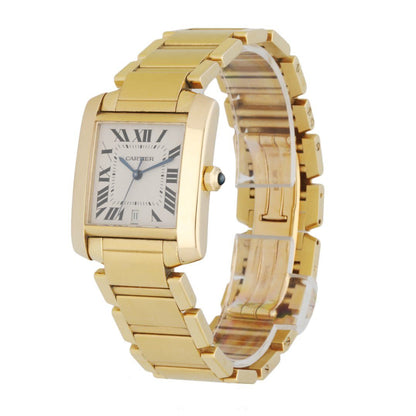 Cartier Tank Francaise 1840 18K Yellow Gold Men's Watch