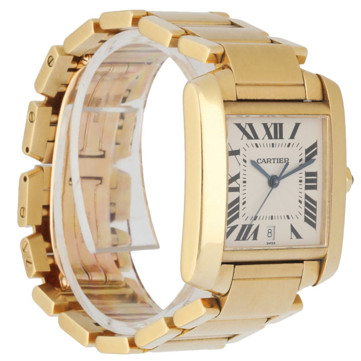 Cartier Tank Francaise 1840 18K Yellow Gold Men’s Watch - Wristwatch
