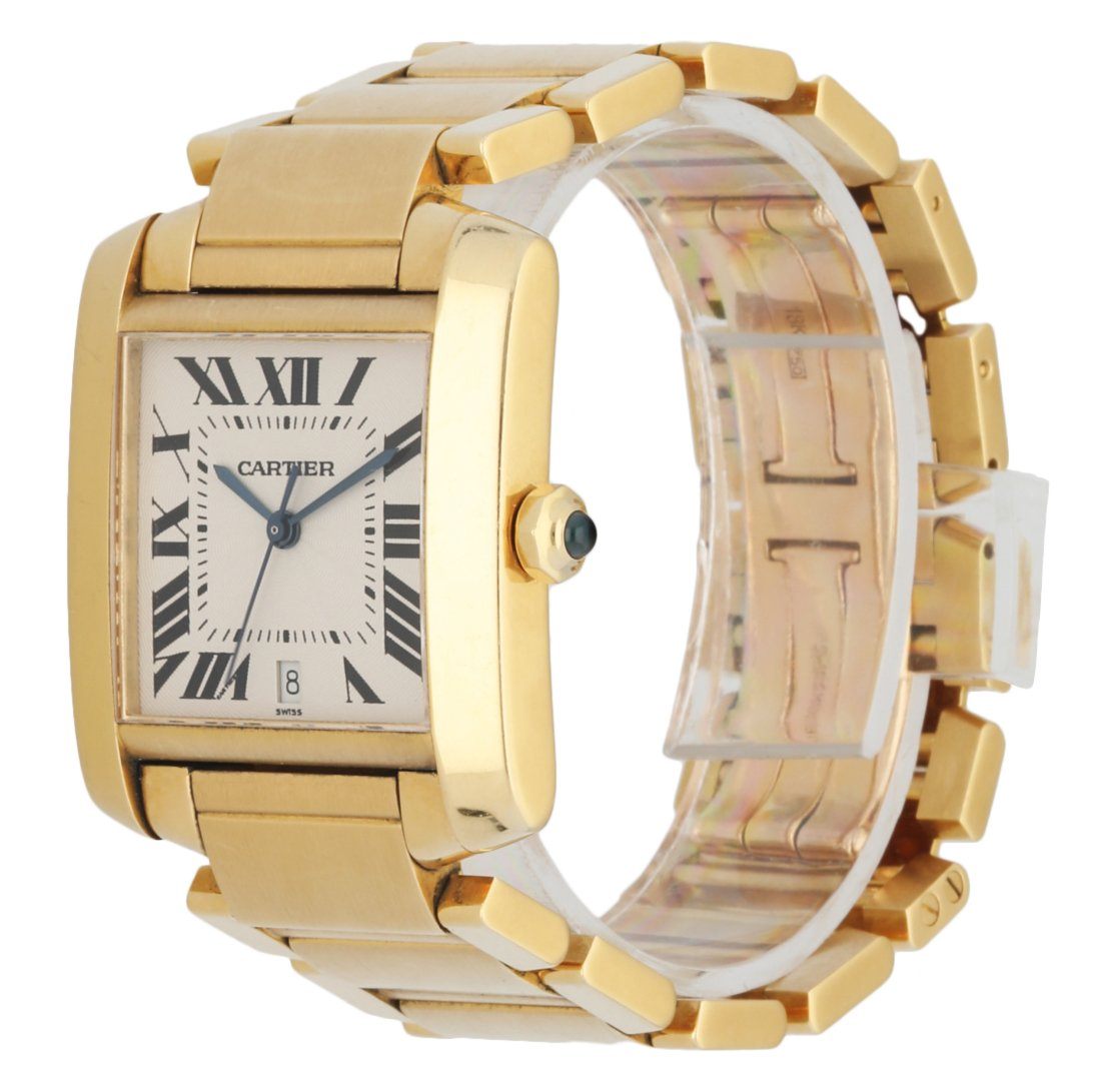Cartier Tank Francaise 1840 18K Yellow Gold Men’s Watch - Wristwatch