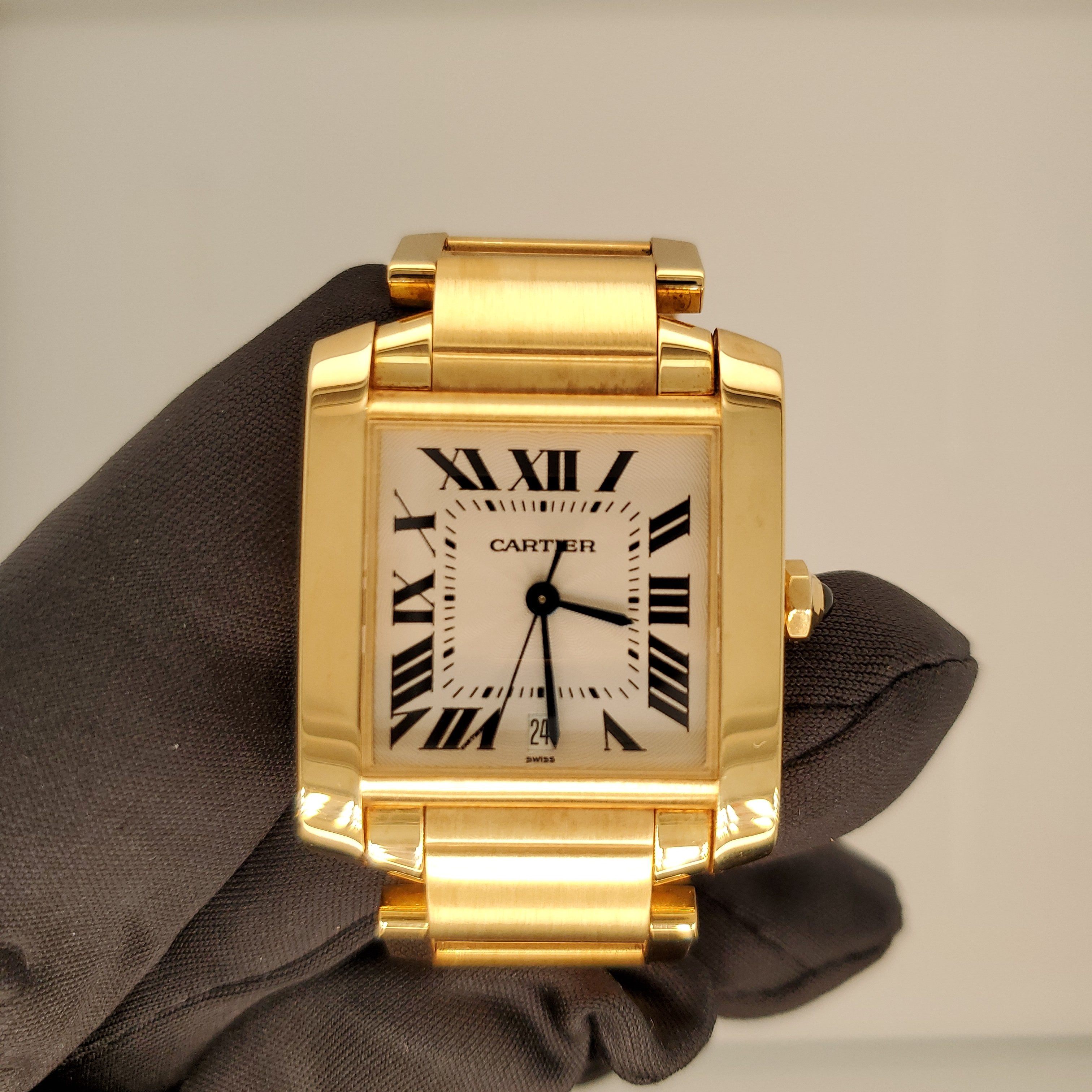 Cartier 時計 ゴールド/ブラック Cartier Tank Francaise 1840 18K Yellow Gold Watch | Phigora