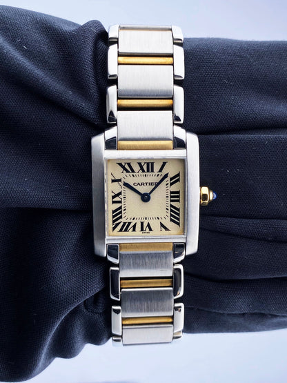 Cartier Tank Francaise 2300 Two-Tone Ladies Watch