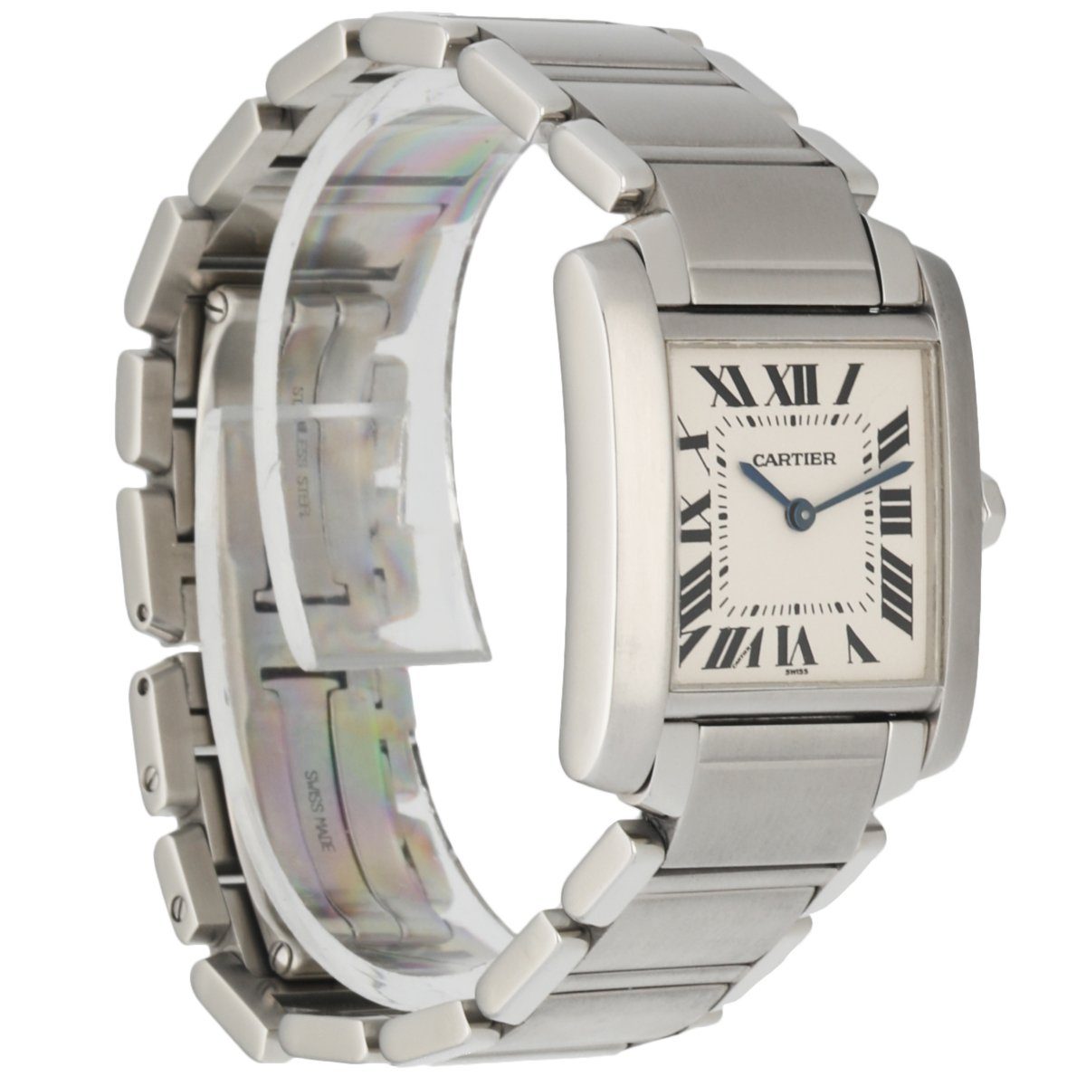 Cartier Tank Francaise 2301 Stainless Steel Ladies Watch