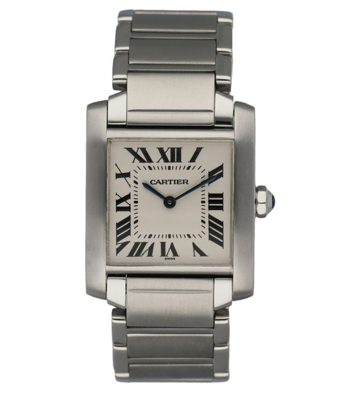 Cartier Tank Francaise 2301 Stainless Steel Ladies Watch