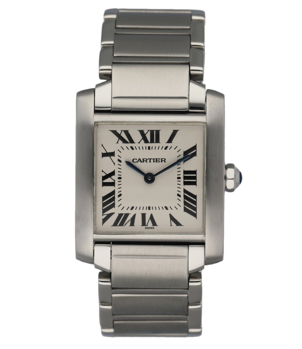Cartier Tank Francaise 2301 Stainless Steel Ladies Watch
