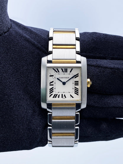 Cartier Tank Francaise 2301 Two-Tone Midsize Watch