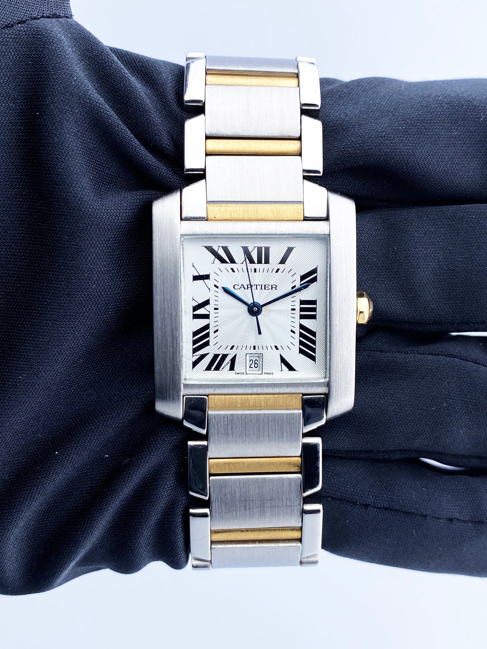 Cartier Tank Francaise 2302 Two Tone Automatic Large Men’s Watch - Virtual