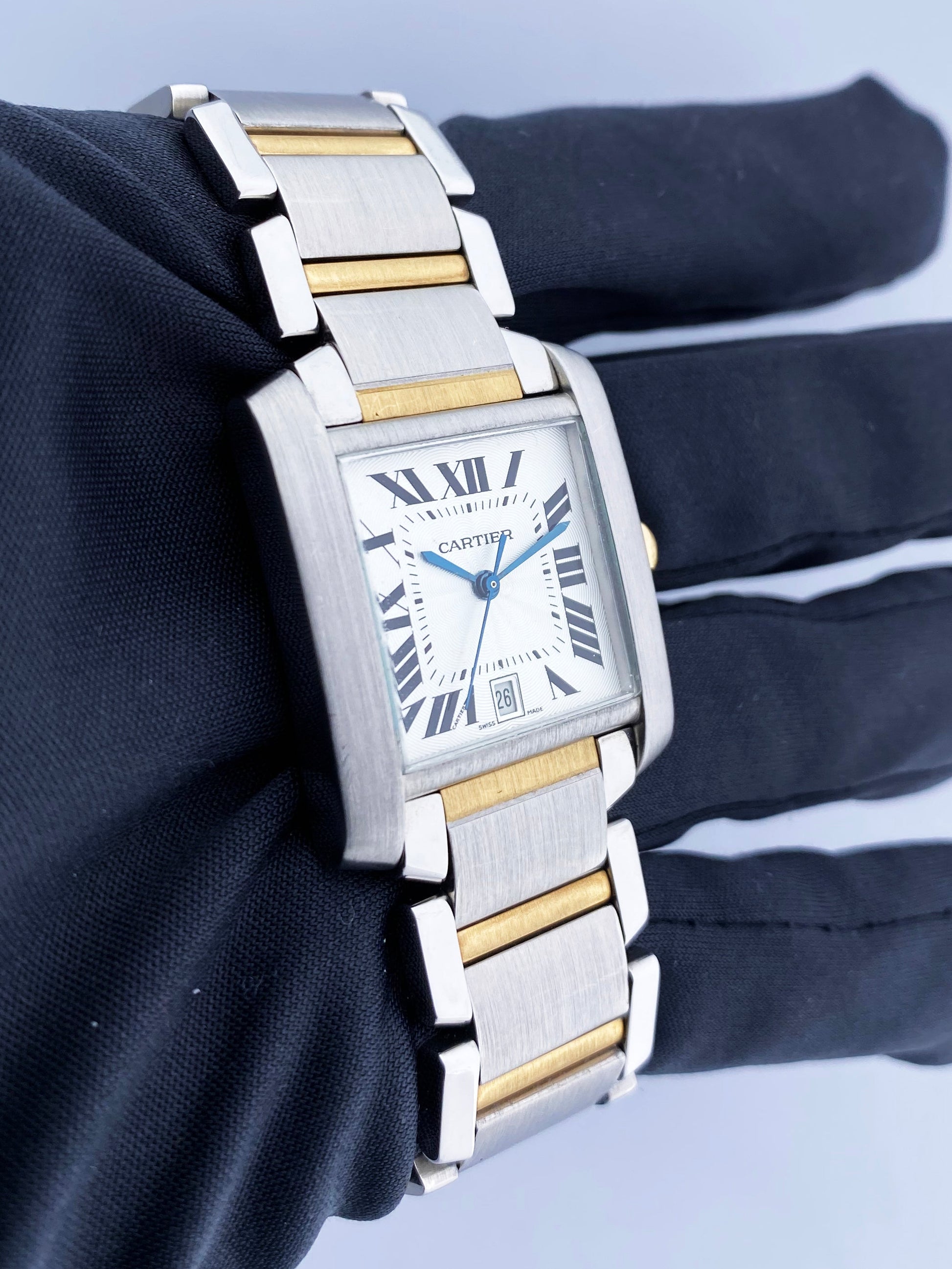 Cartier Tank Francaise 2302 Two Tone Automatic Large Men’s Watch - Virtual