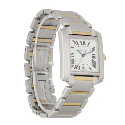 Cartier Tank Francaise 2302 Two Tone Automatic Large Men’s Watch - Virtual