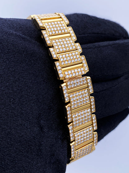 Cartier Tank Francaise 2364 Diamond Ladies Watch Box Papers