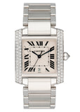 Cartier Tank Francaise WE1003S3 / 2366 18K White Gold Watch - Wristwatch
