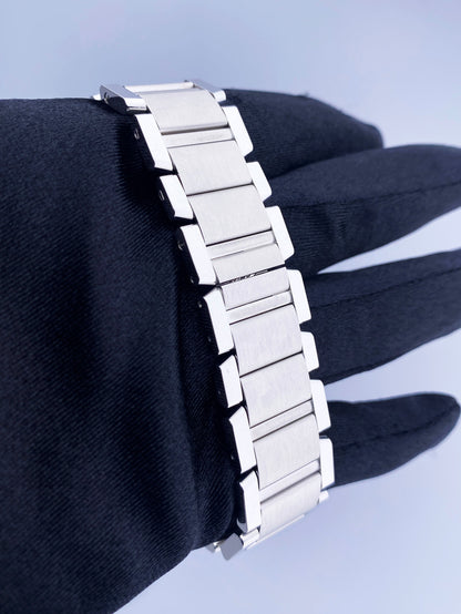 Cartier Tank Francaise WE1003S3 / 2366 18K White Gold Watch - Wristwatch