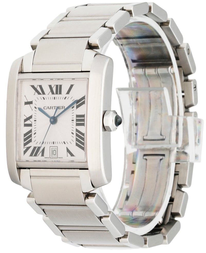 Cartier Tank Francaise 2366 18K White Gold Men’s Watch - Virtual