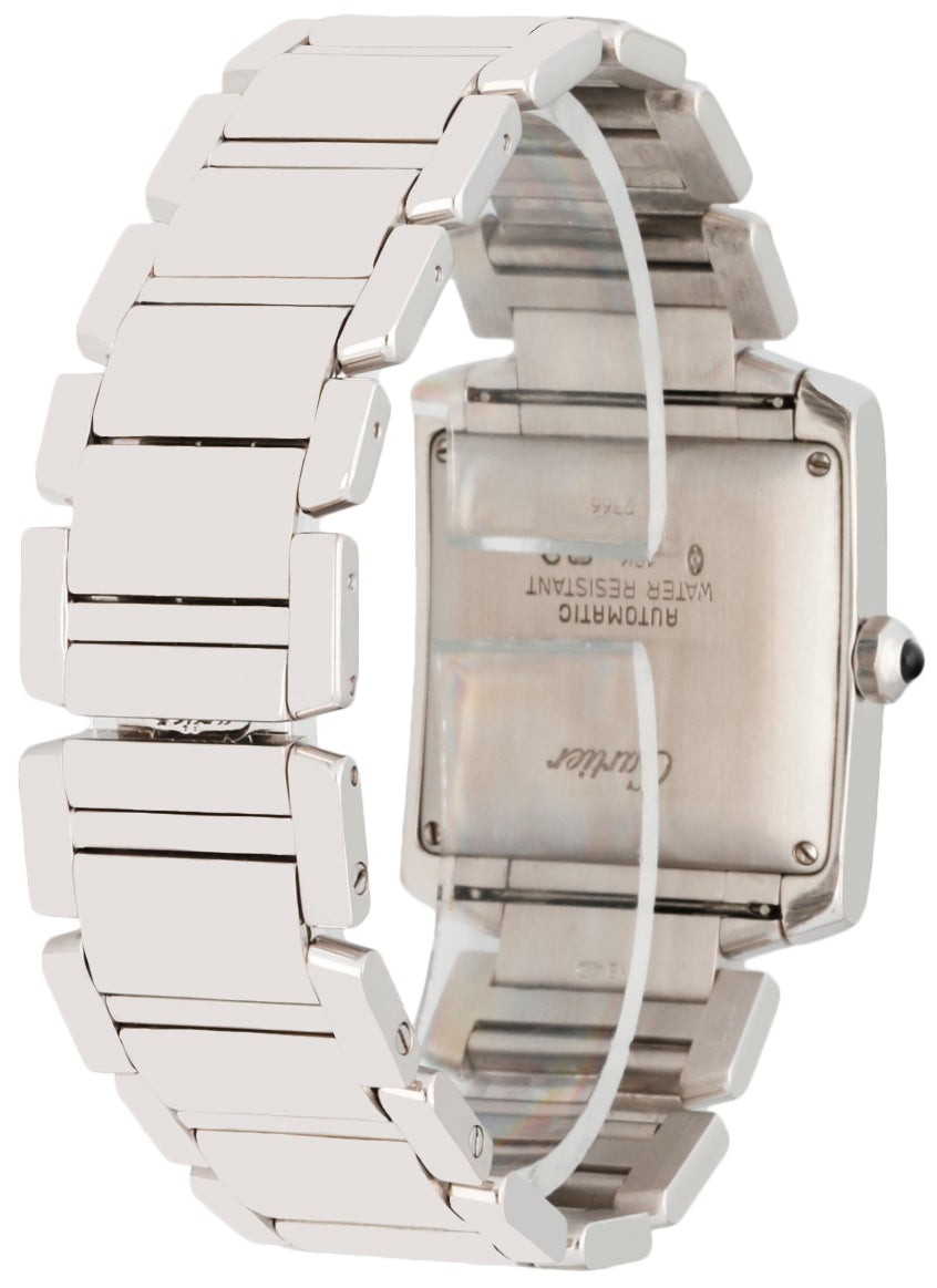 Cartier Tank Francaise 2366 18K White Gold Men's Watch – Phigora