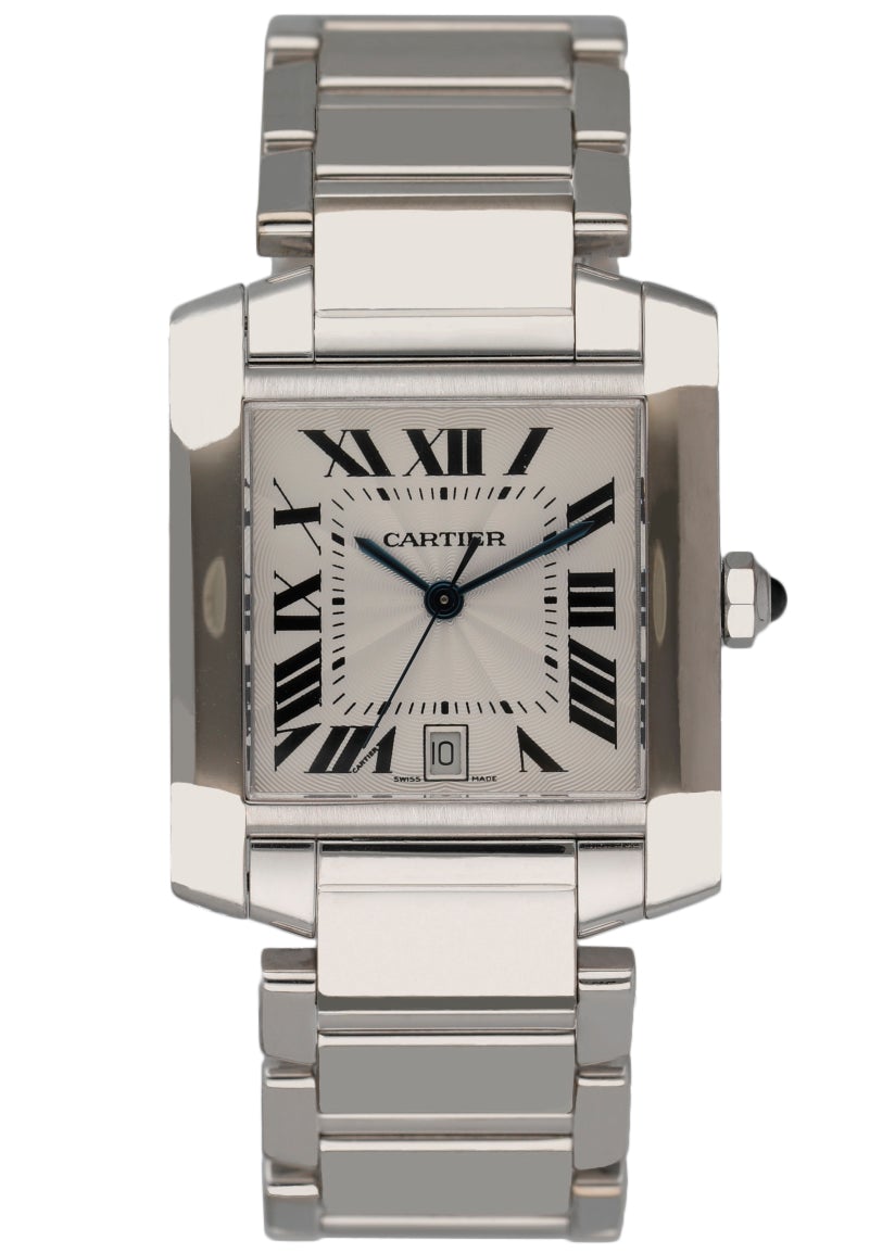 Cartier Tank Francaise 2366 18K White Gold Men’s Watch - Virtual