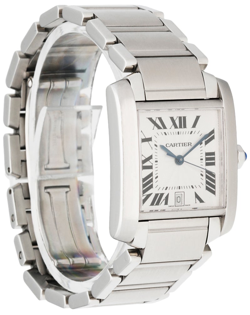 Cartier Tank Francaise 2366 18K White Gold Men’s Watch - Virtual