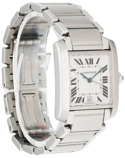 Cartier Tank Francaise 2366 18K White Gold Men’s Watch - Virtual