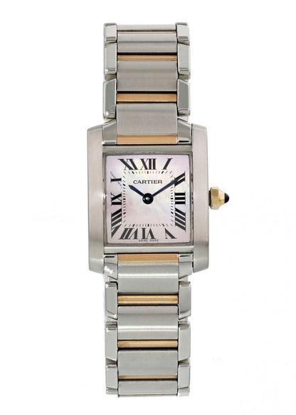 Cartier Tank Francaise 2384 MOP Dial Ladies Watch - Virtual