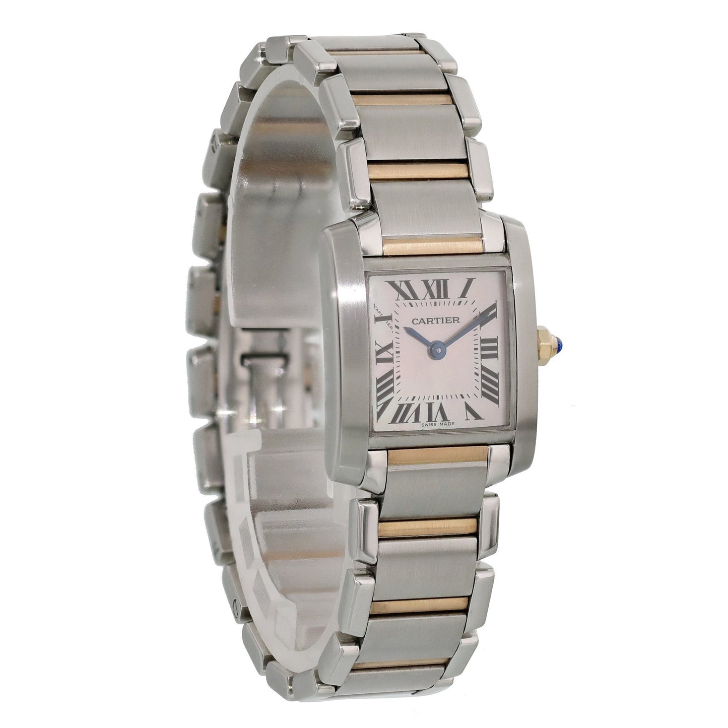 Cartier Tank Francaise 2384 MOP Dial Ladies Watch - Virtual