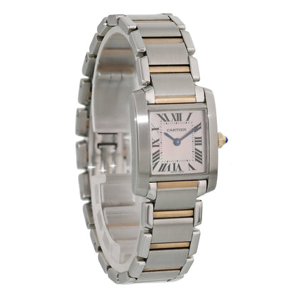 Cartier Tank Francaise 2384 MOP Dial Ladies Watch - Virtual